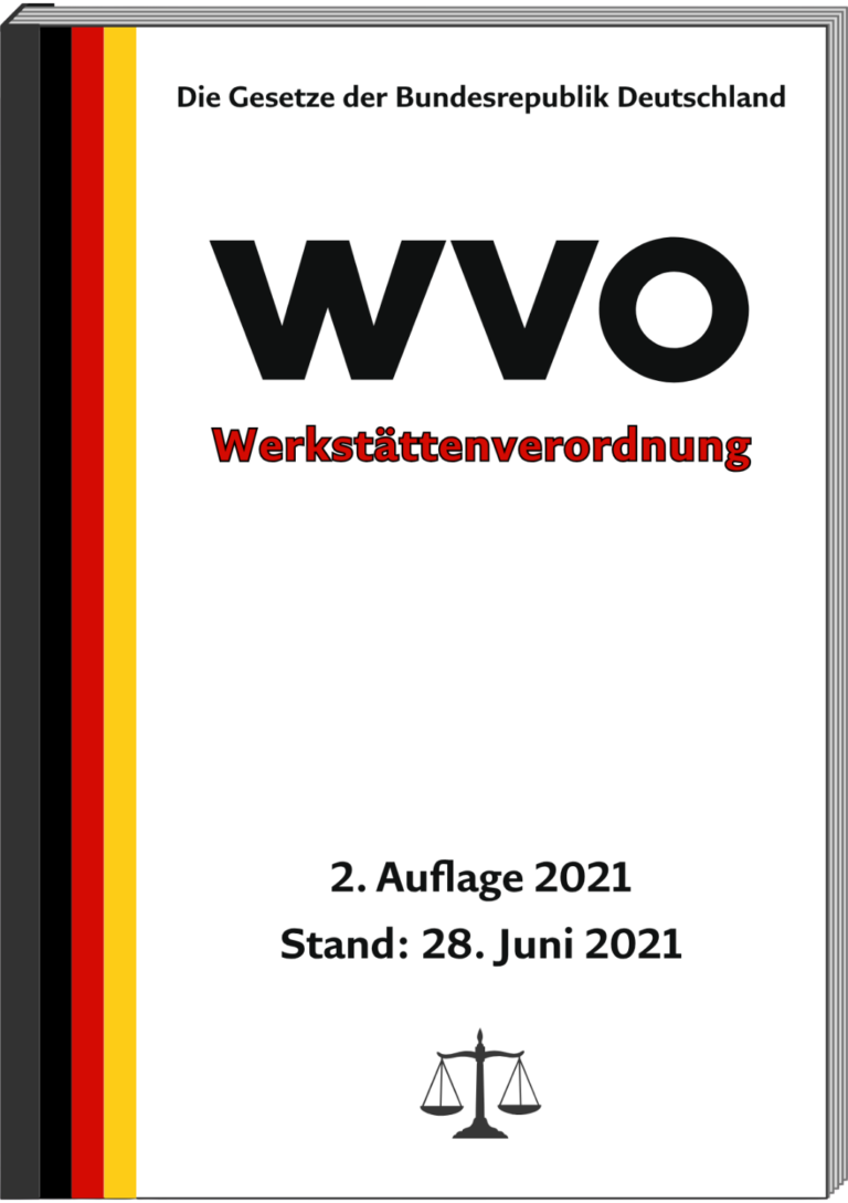 Titelbild der Werkstättenverordnung WVO